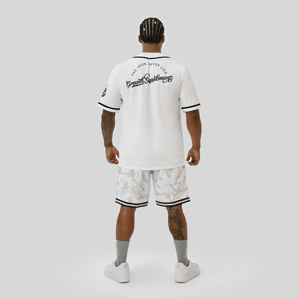 Camisa Premium Baseball Growth White