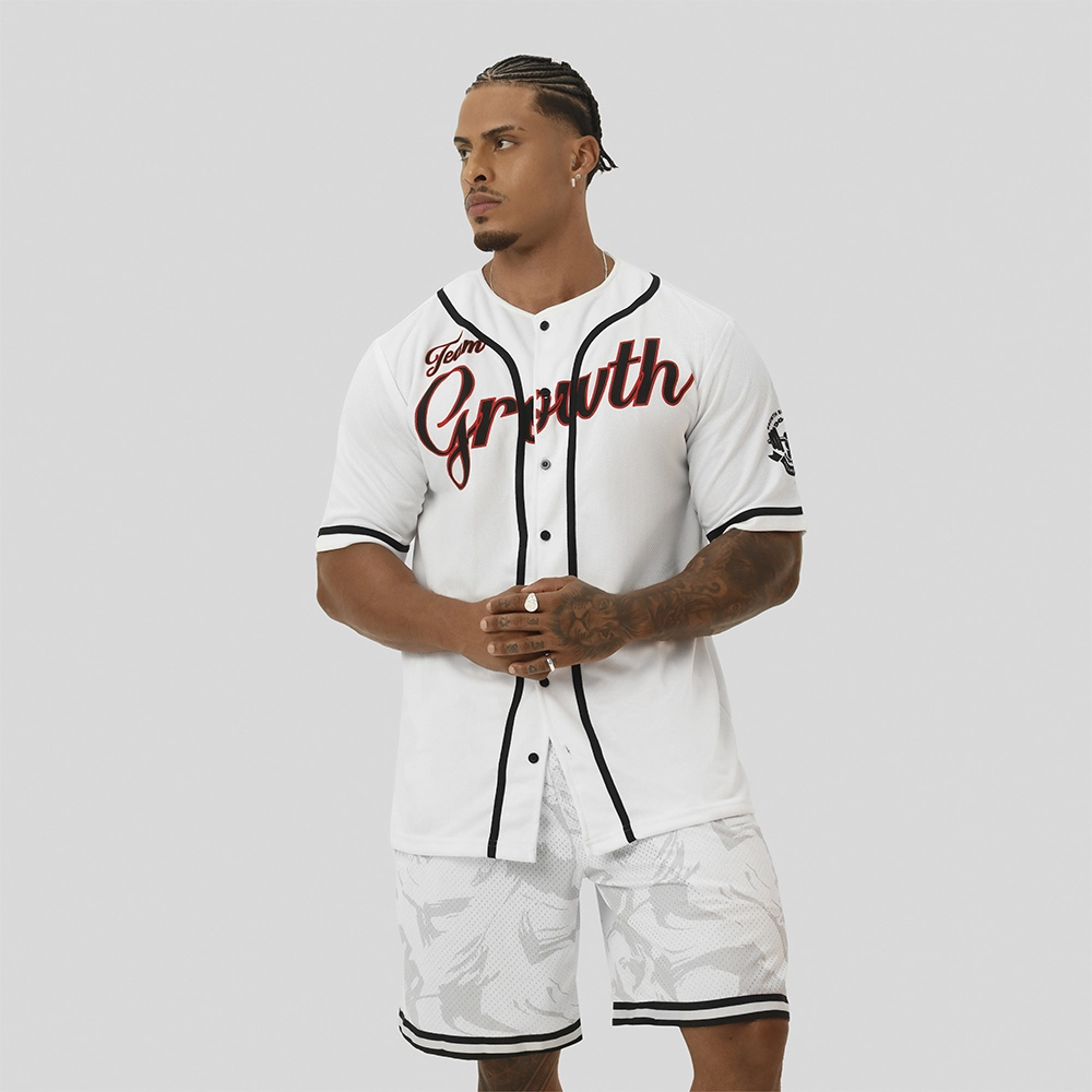 Camisa Premium Baseball Growth White