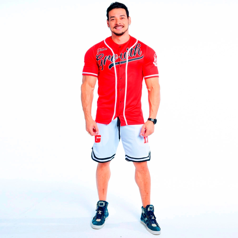 Camisa Premium Baseball Growth Red