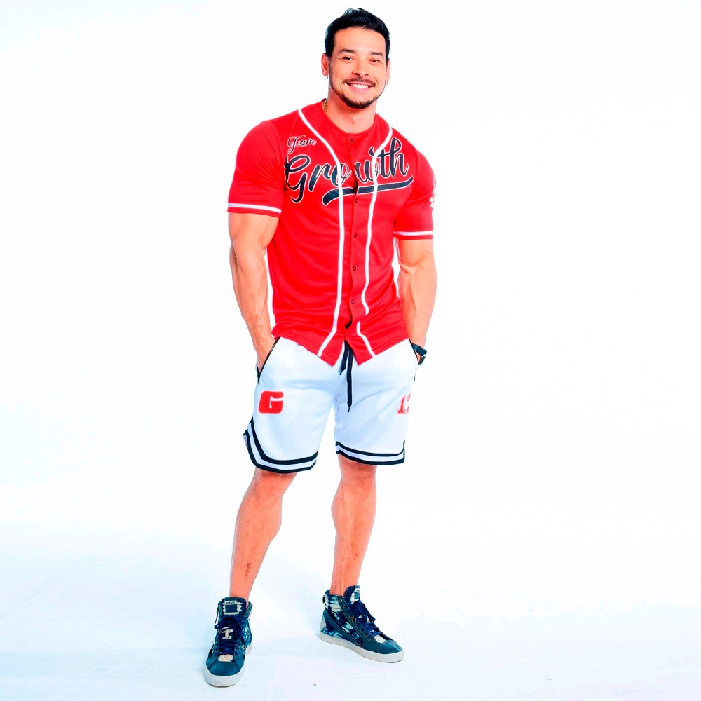 Camisa Premium Baseball Growth Red