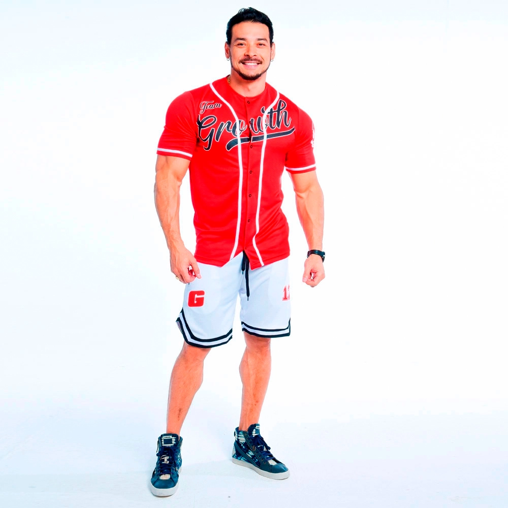 Camisa Premium Baseball Growth Red