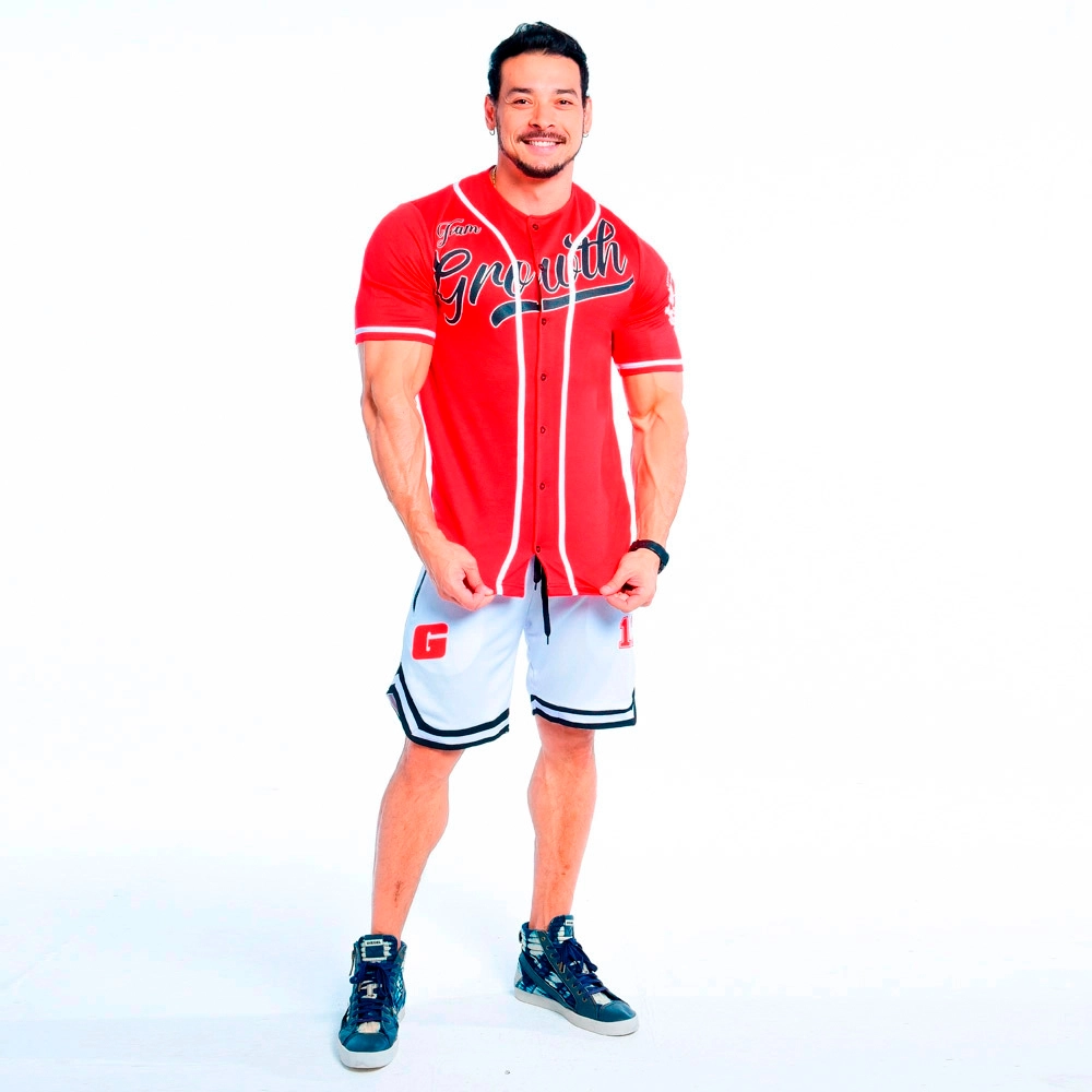 Camisa Premium Baseball Growth Red
