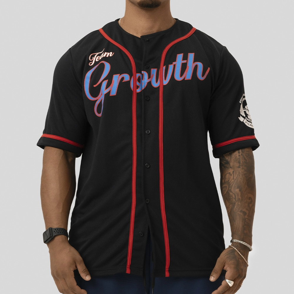 Camisa Premium Baseball Growth Black