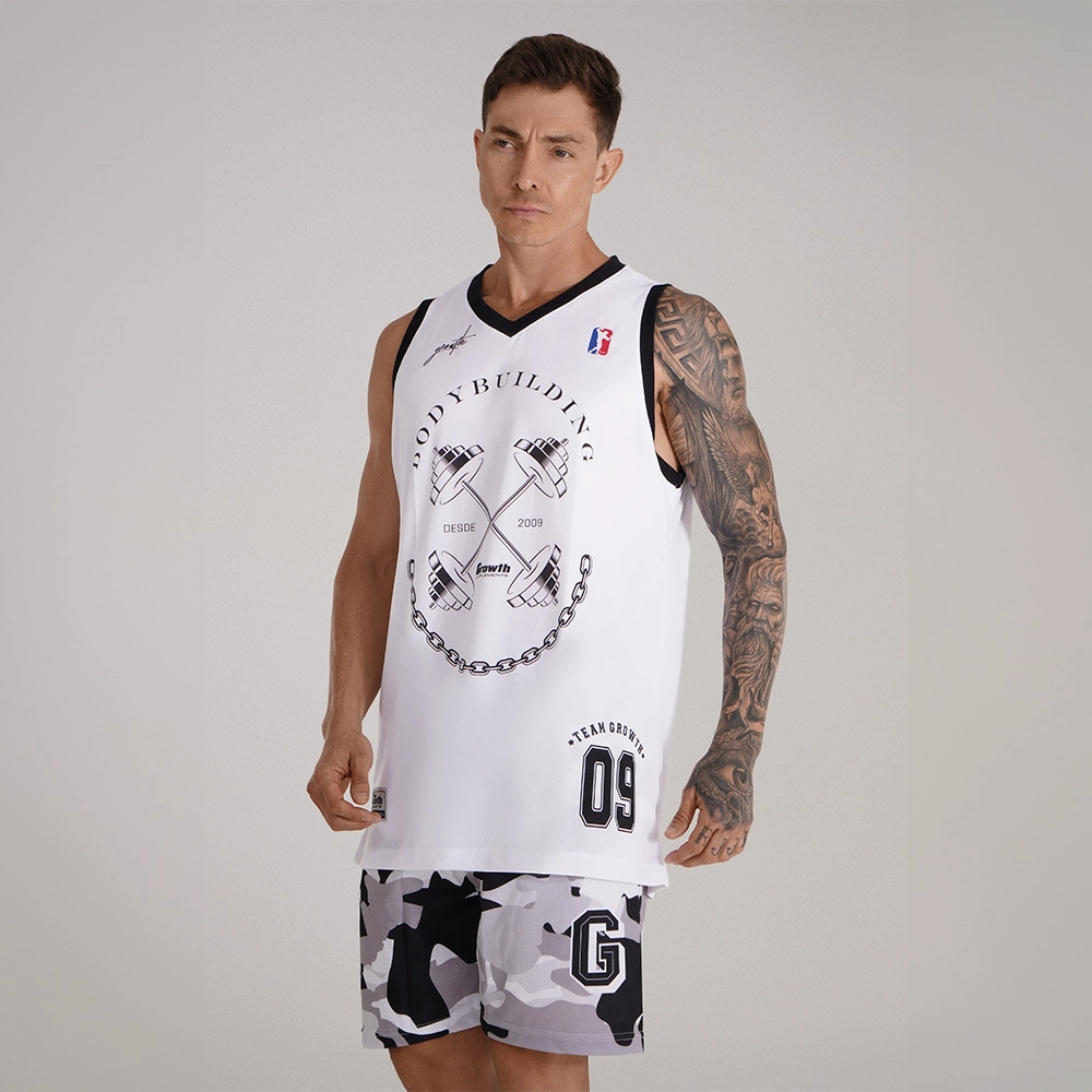 Regata Basquete Branco Bodybuilding 2009 Growth