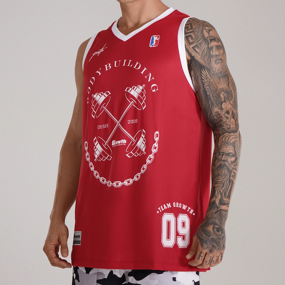 Regata Basquete Vermelho Bodybuilding 2009 Growth