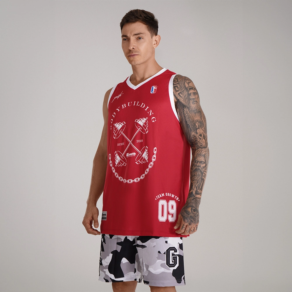 Regata Basquete Vermelho Bodybuilding 2009 Growth