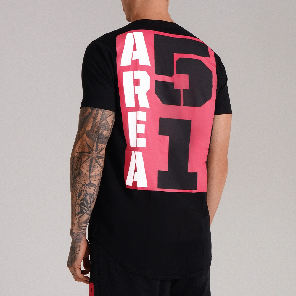 CAMISETA LONG PRETA EDIÇÃO ÁREA 51 - GROWTH SUPPLEMENTS