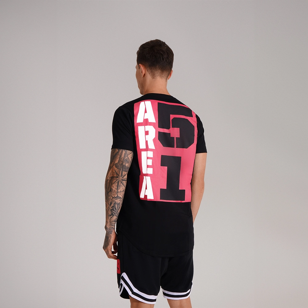 CAMISETA LONG PRETA EDIÇÃO ÁREA 51 - GROWTH SUPPLEMENTS