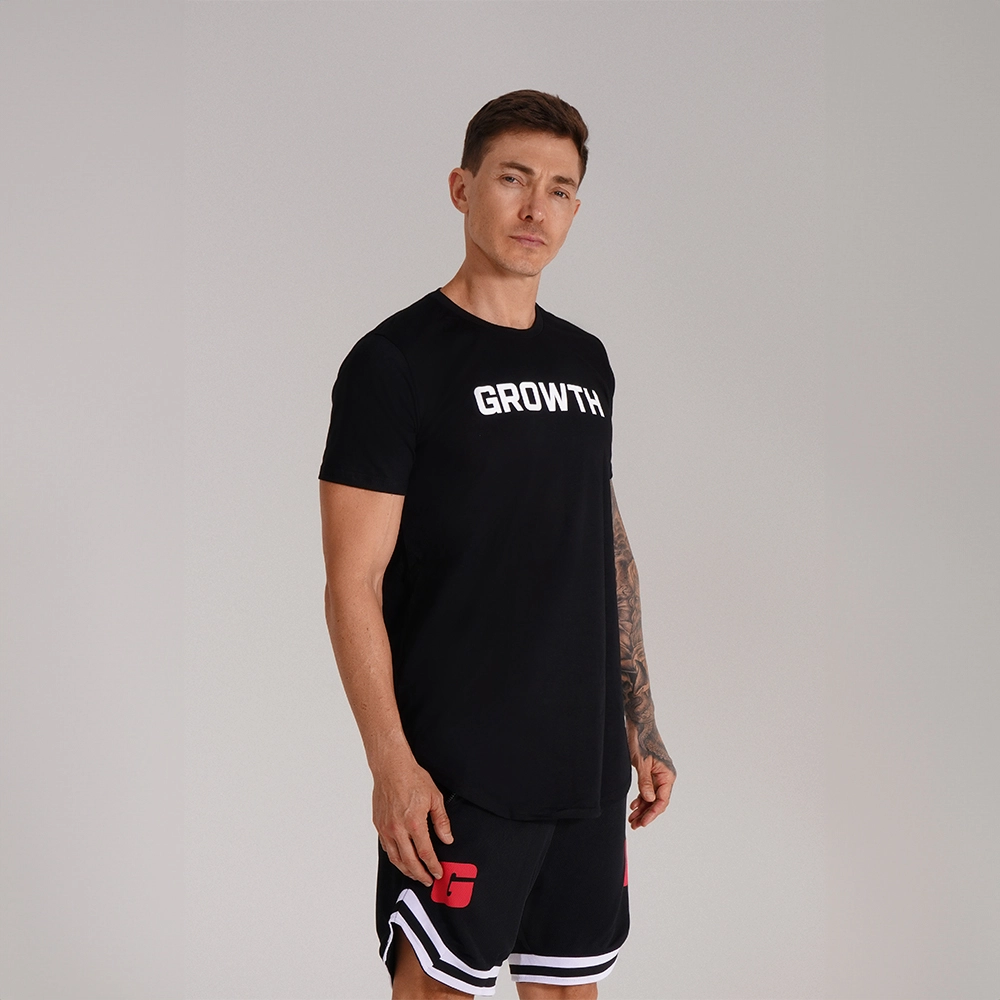CAMISETA LONG PRETA EDIÇÃO ÁREA 51 - GROWTH SUPPLEMENTS