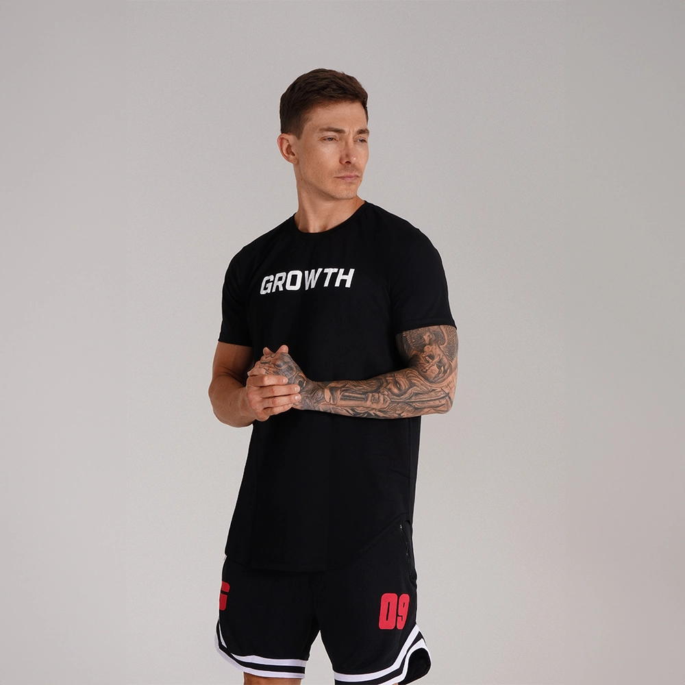 CAMISETA LONG PRETA EDIÇÃO ÁREA 51 - GROWTH SUPPLEMENTS