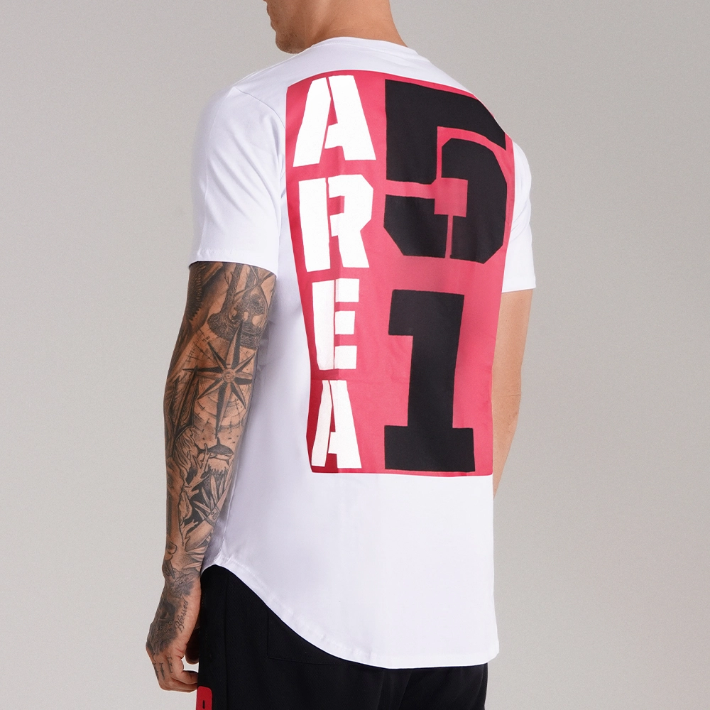 CAMISETA LONG BRANCA EDIÇÃO ÁREA 51 - GROWTH SUPPLEMENTS