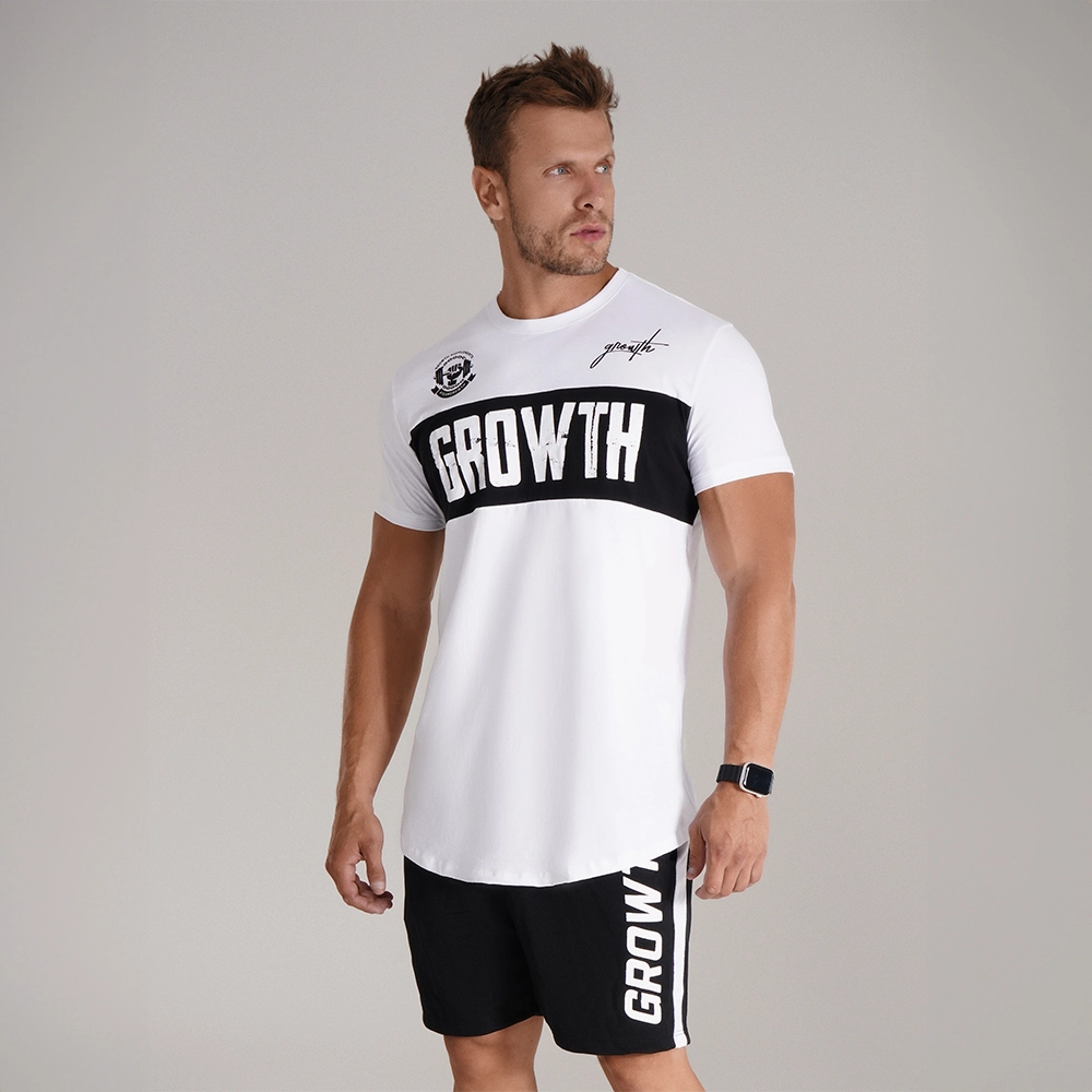 CAMISETA PREMIUM LONG CANT STOP BRANCA - GROWTH SUPPLEMENTS