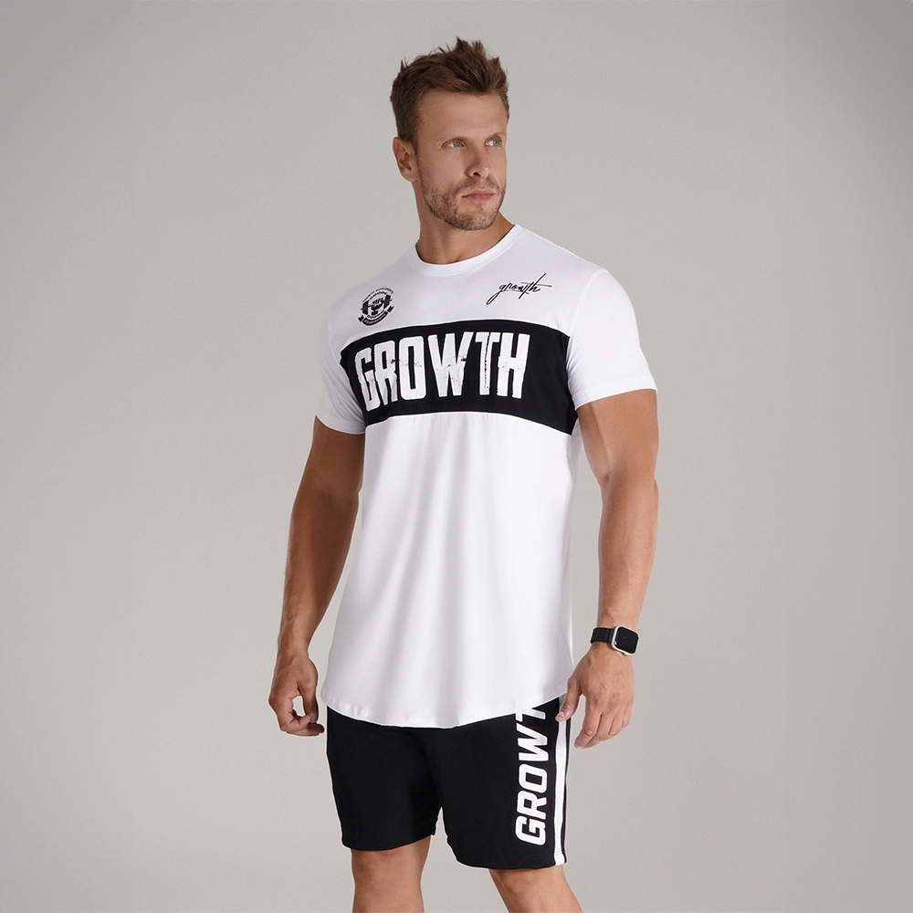 CAMISETA PREMIUM LONG CANT STOP BRANCA - GROWTH SUPPLEMENTS