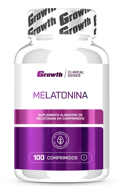 Foto do produto MELATONINA 0,21MG (100 COMPRIMIDOS) - GROWTH SUPPLEMENTS