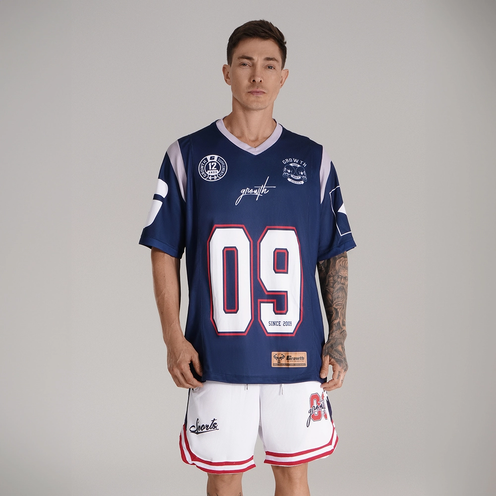 CAMISETA FUTEBOL AMERICANO AZUL SINCE 2009 GROWTH - EDIÇÃO ESPECIAL