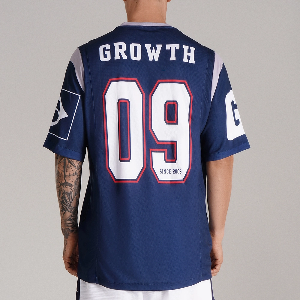 CAMISETA FUTEBOL AMERICANO AZUL SINCE 2009 GROWTH - EDIÇÃO ESPECIAL