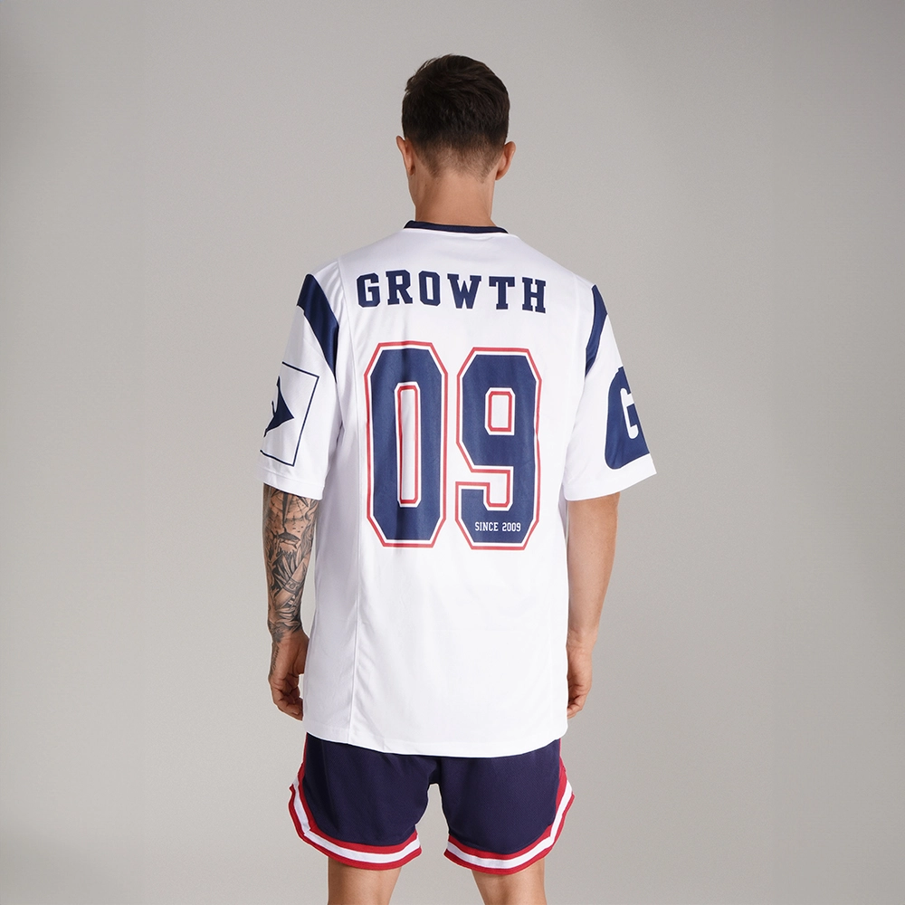 CAMISETA FUTEBOL AMERICANO BRANCA SINCE 2009 GROWTH - EDIÇÃO ESPECIAL