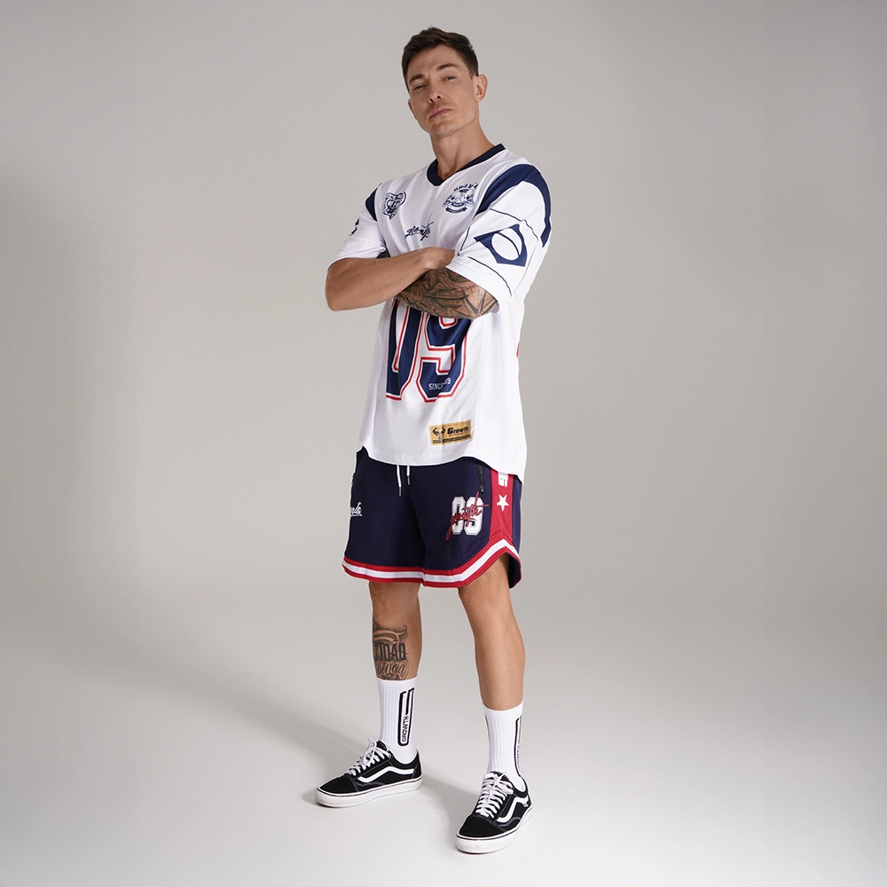 CAMISETA FUTEBOL AMERICANO BRANCA SINCE 2009 GROWTH - EDIÇÃO ESPECIAL