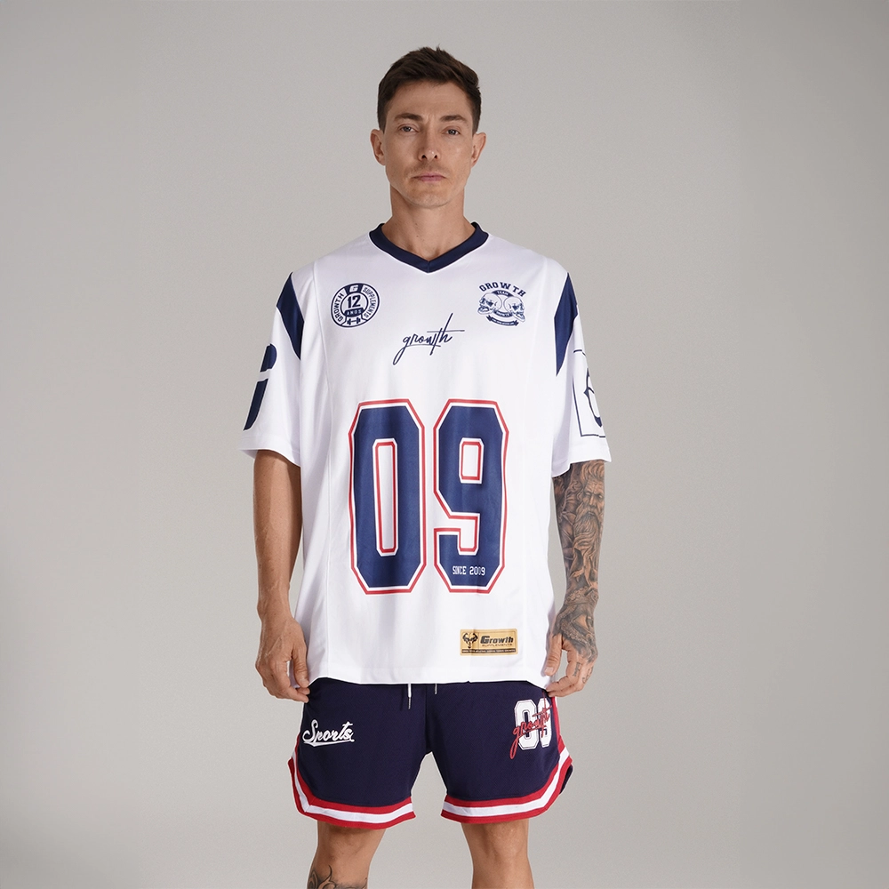 CAMISETA FUTEBOL AMERICANO BRANCA SINCE 2009 GROWTH - EDIÇÃO ESPECIAL