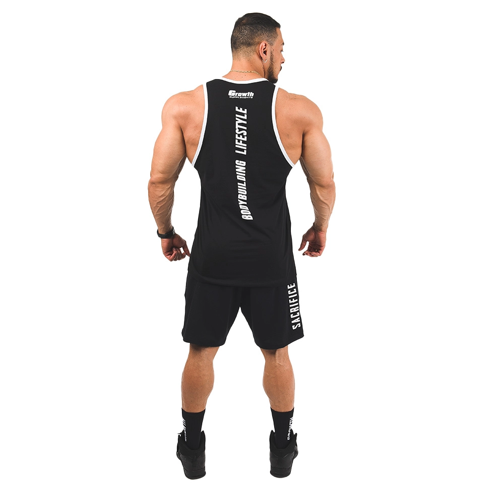 REGATA PRETA YOU VS YOU - GROWTH SUPPLEMENTS - visão lateral