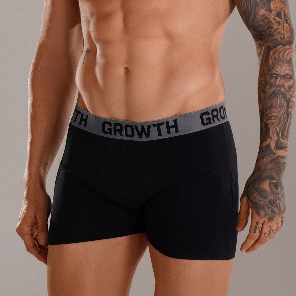 CUECA BOXER PRETA GROWTH PREMIUM - GROWTH SUPPLEMENTS