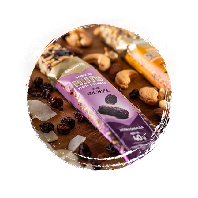 Sabor Uva Passa Zero - Barra nuts Growth Supplements