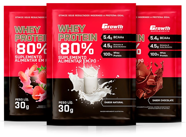 Whey Sachê 30g: Praticidade e Sabor, Growth