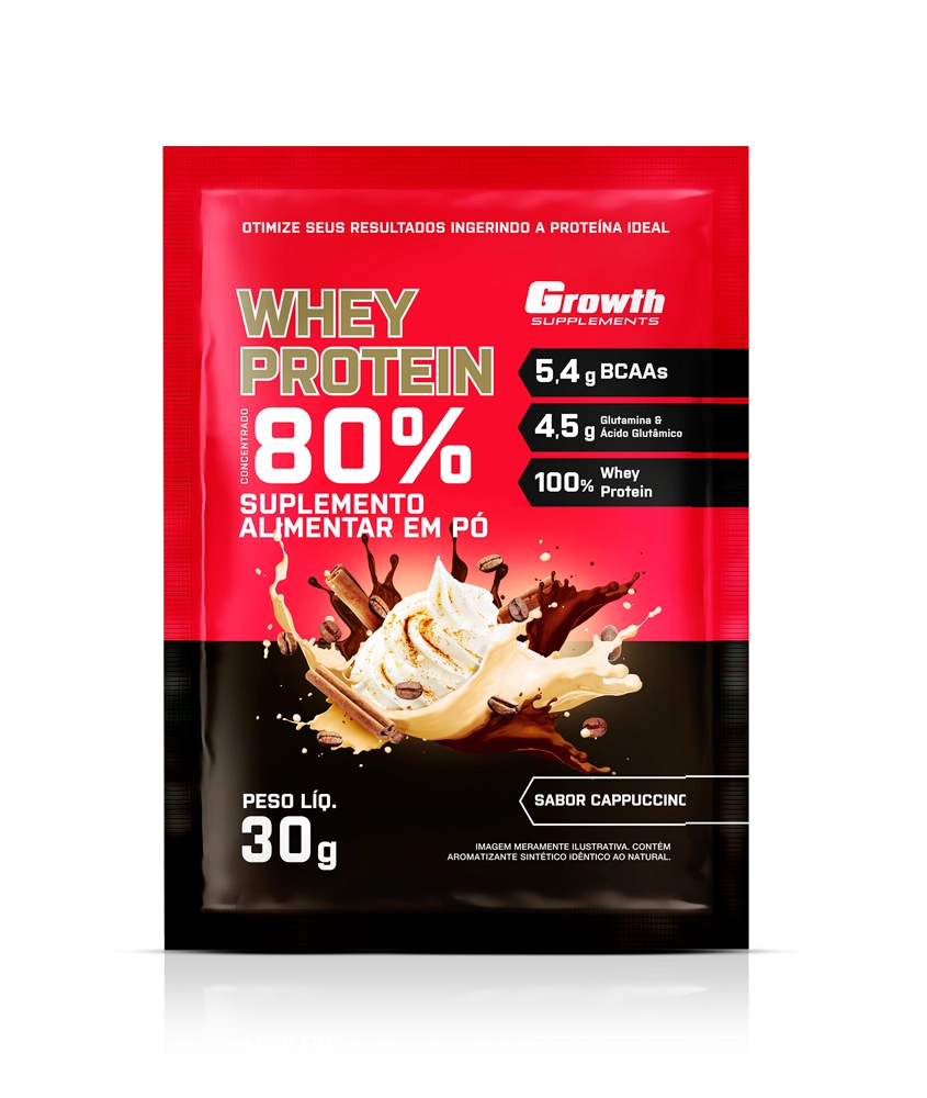 Sabores do Whey 30g.