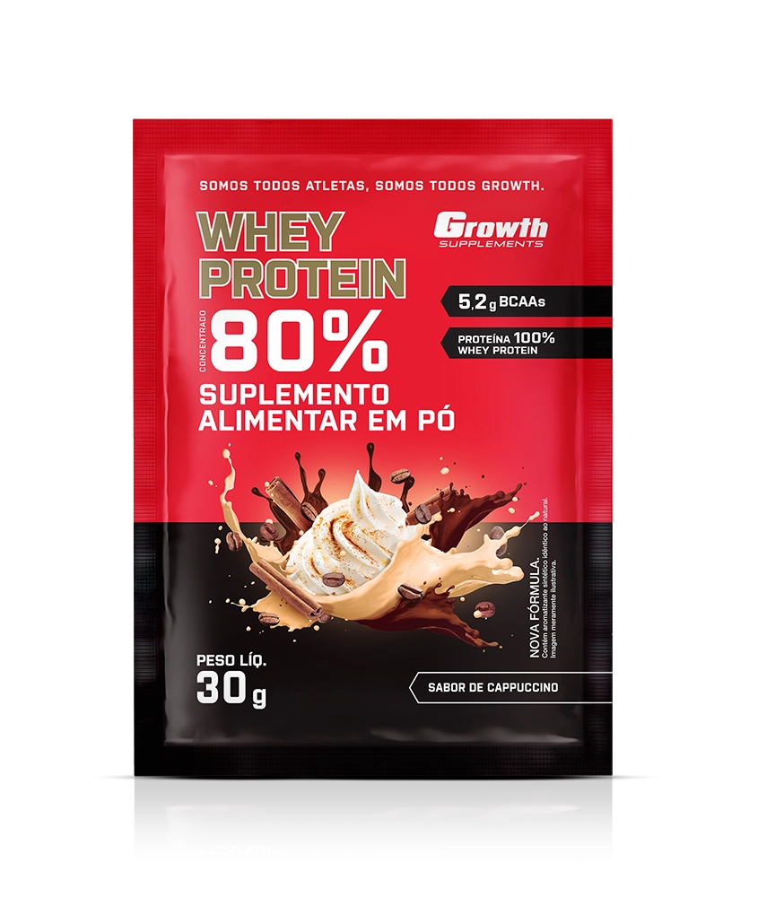 Sabores do Whey 30g.