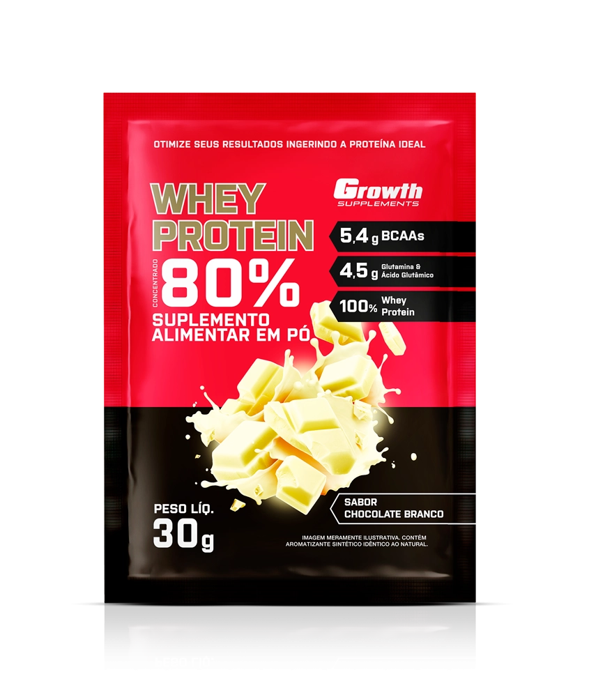 Sabores do Whey 30g.