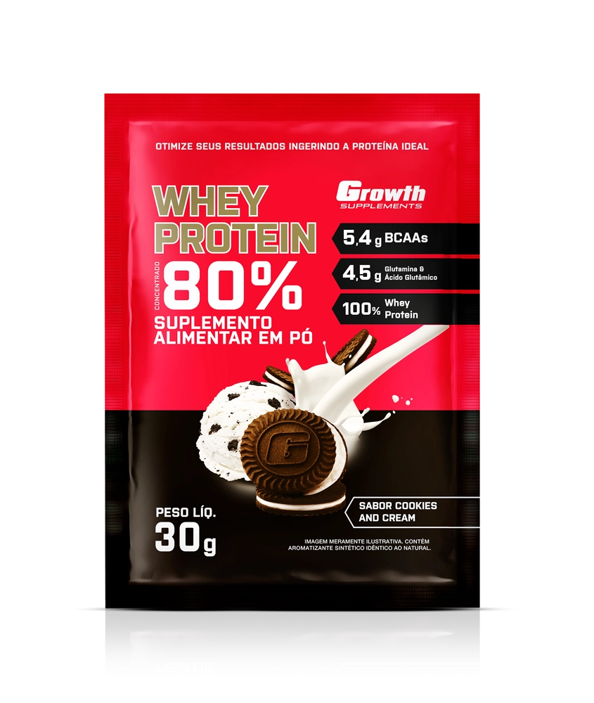 Sabores do Whey 30g.