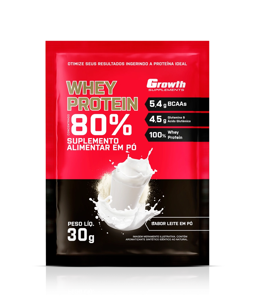 Sabores do Whey 30g.