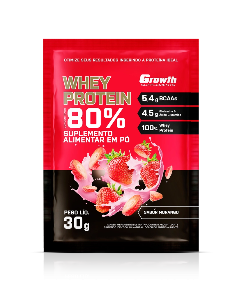 Sabores do Whey 30g.