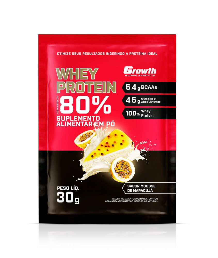 Sabores do Whey 30g.