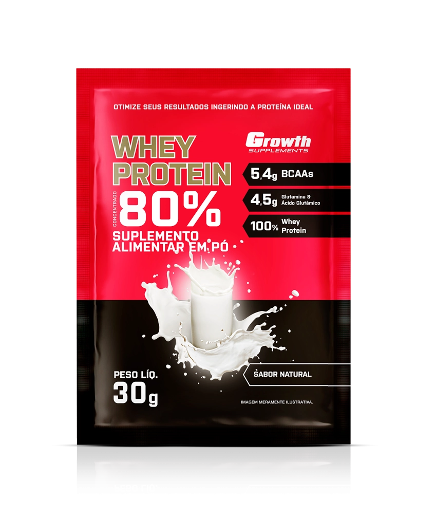 Sabores do Whey 30g.