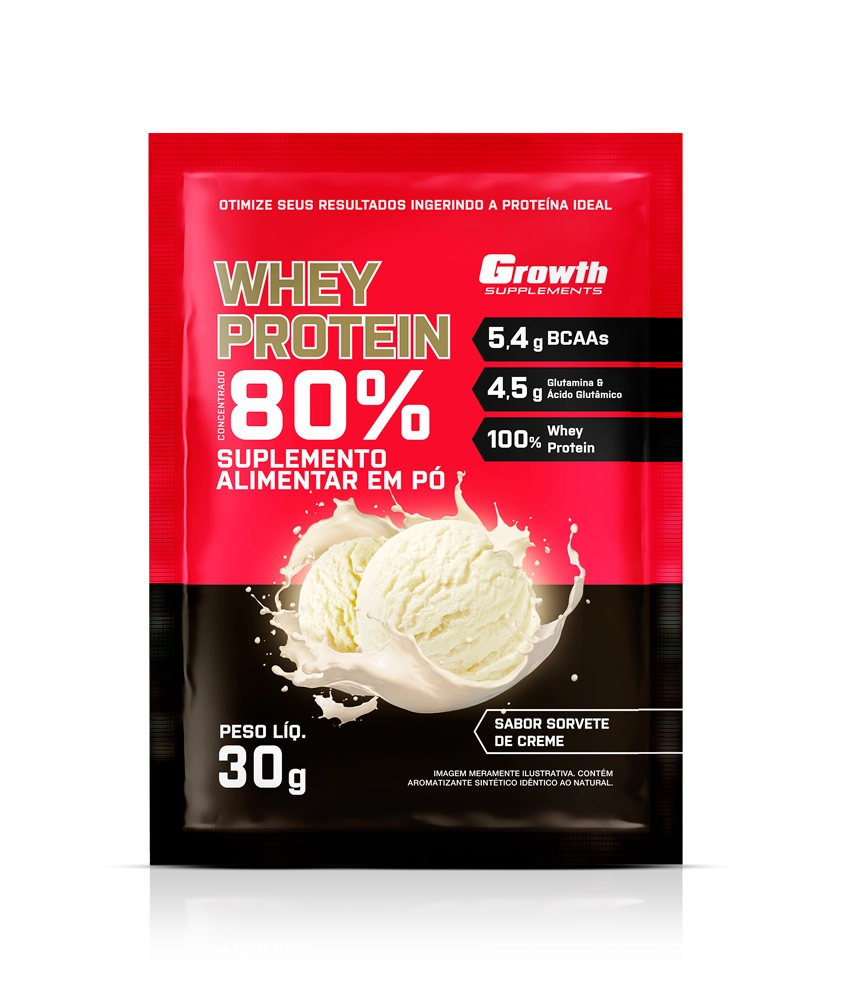 Sabores do Whey 30g.