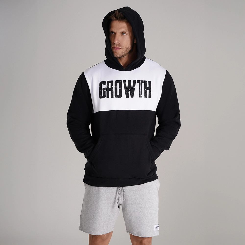 MOLETOM PREMIUM RECORTE PRETO - GROWTH SUPPLEMENTS