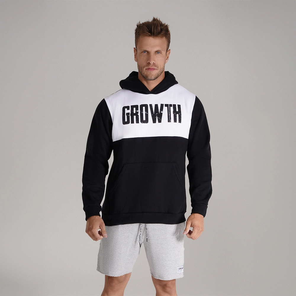 MOLETOM PREMIUM RECORTE PRETO - GROWTH SUPPLEMENTS
