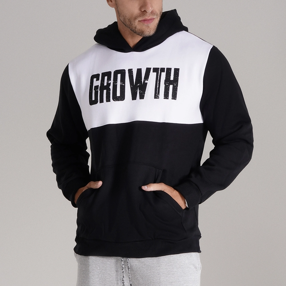 MOLETOM PREMIUM RECORTE PRETO - GROWTH SUPPLEMENTS