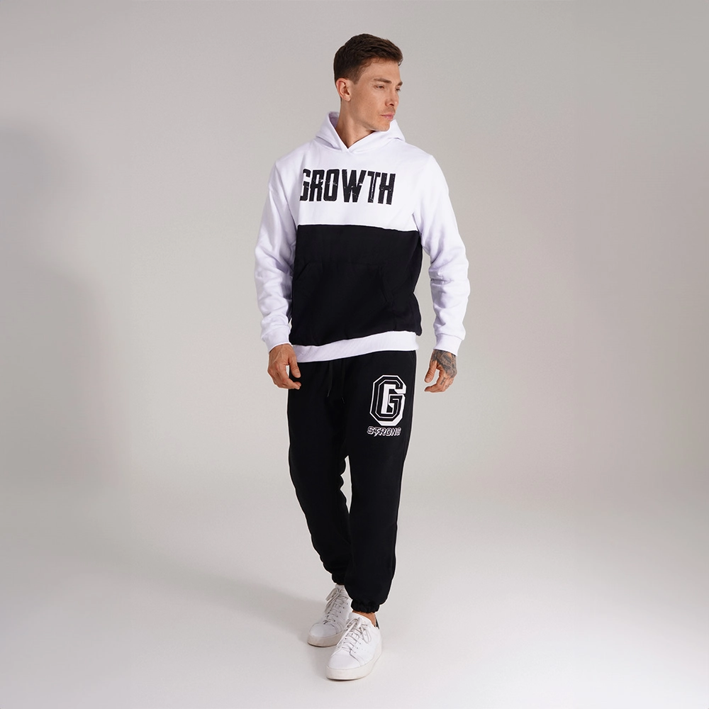 MOLETOM PREMIUM RECORTE BRANCO - GROWTH SUPPLEMENTS