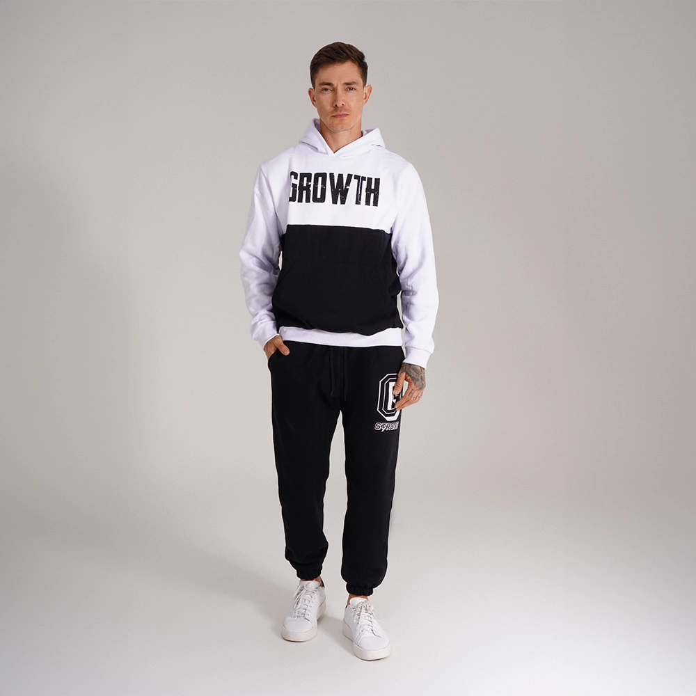 MOLETOM PREMIUM RECORTE BRANCO - GROWTH SUPPLEMENTS