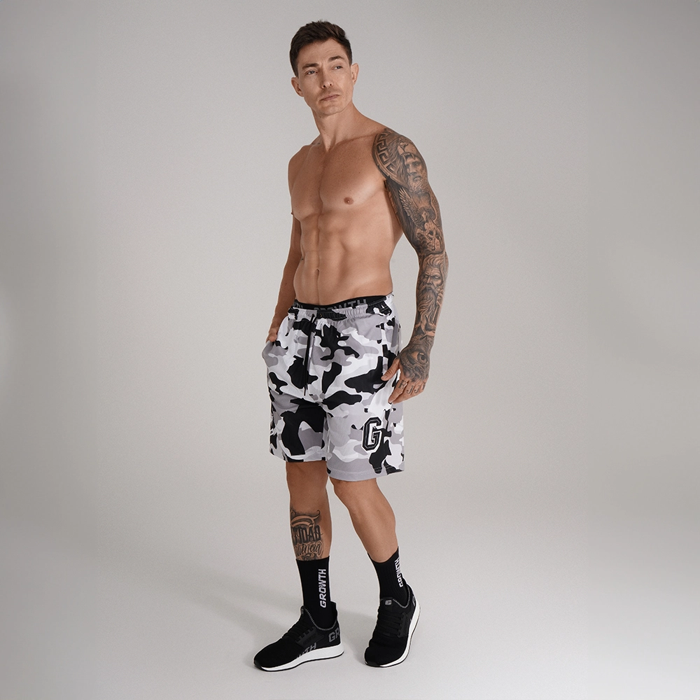 BERMUDÃO CINZA CAMUFLADO TEAM GROWTH - GROWTH SUPPLEMENTS