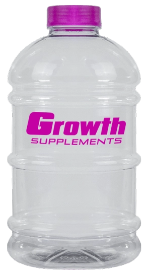 Galão Transparente e Rosa 2 Litros - Growth Supplements
