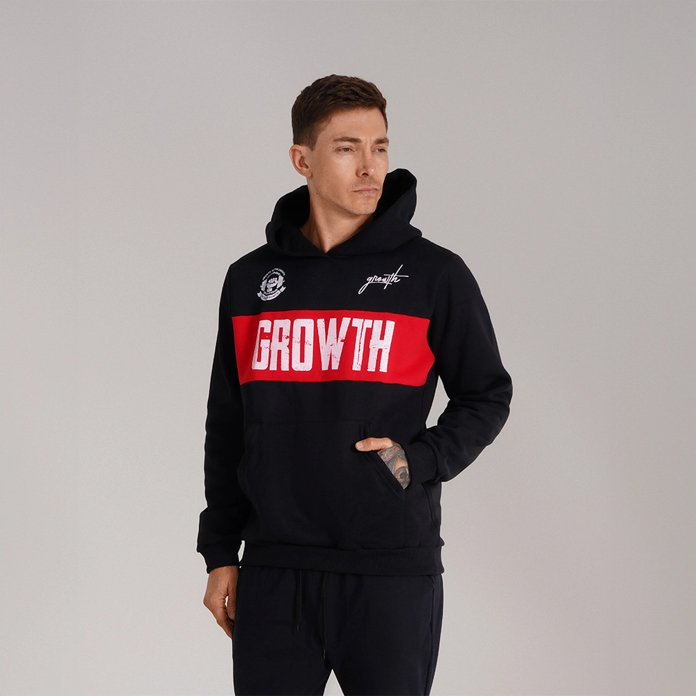 MOLETOM PRETO PREMIUM CAN T STOP - GROWTH SUPPLEMENTS