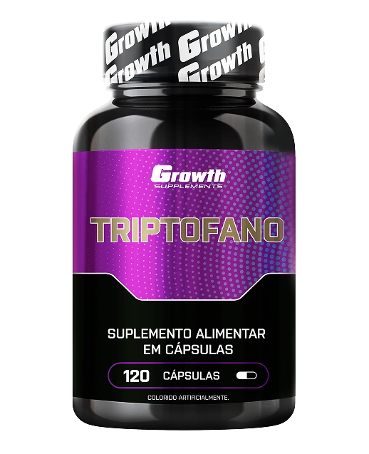 Foto do produto TRIPTOFANO 120 CAPS - GROWTH SUPPLEMENTS