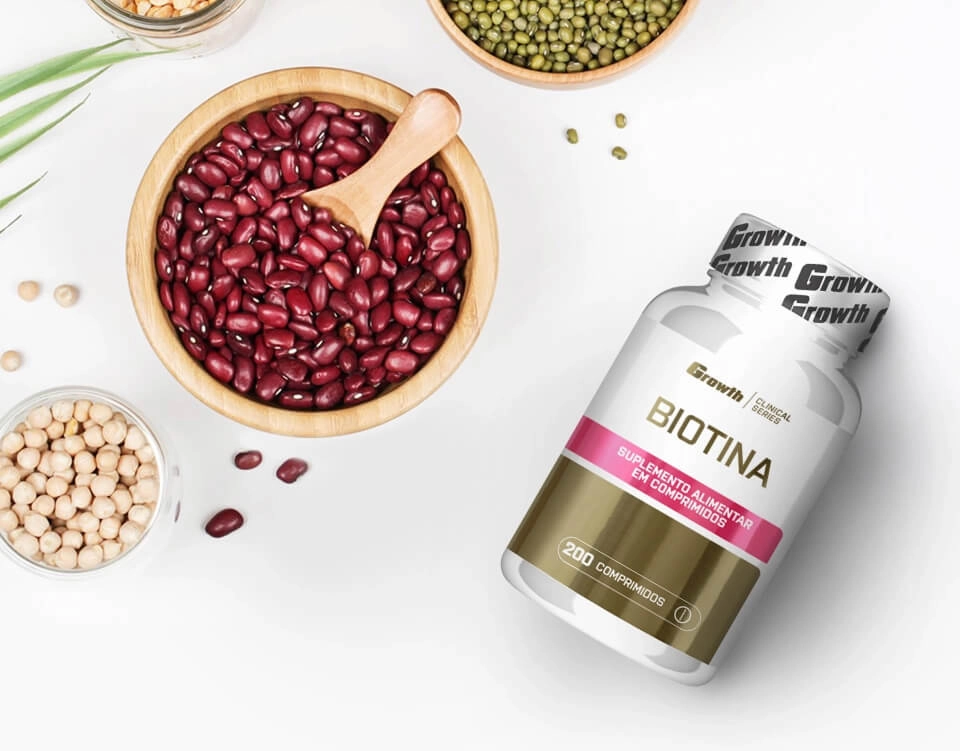GROWTH SUPPLEMENTS - Imagem ilustrativa Biotina 200cmp