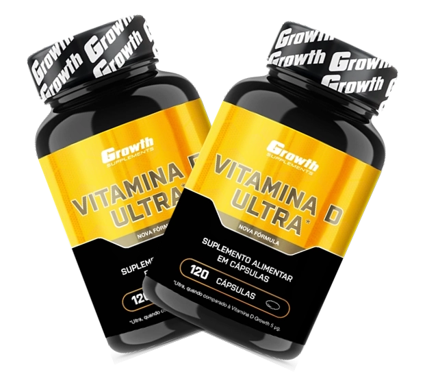 GROWTH SUPPLEMENTS - Imagem ilustrativa embalagem vitamina D ultra