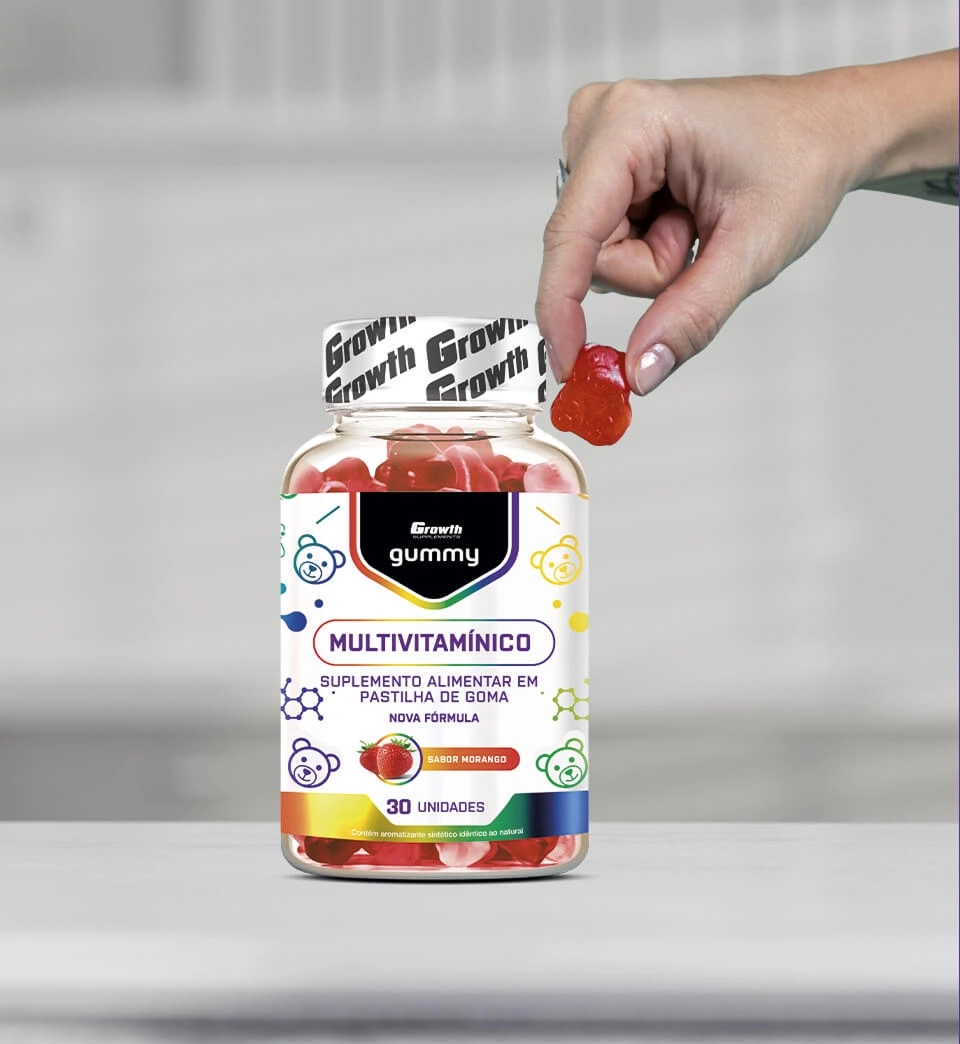 Growth Suplements - Multivitamínico Gummy 30Un