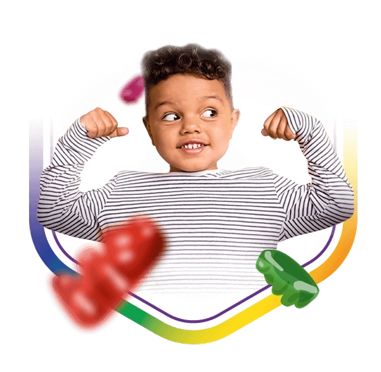 GROWTH SUPPLEMENTS - Imagem ilustrativa criança fazendo pose de forte