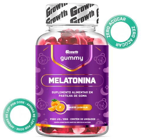 MELATONINA GUMMY 30UN - GROWTH SUPPLEMENTS